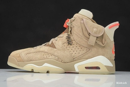 JORDAN AIR TRAVIS 6 KHAKI”  SCOTT DH0690-200 “BRITISH X 0916